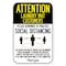Signmission Public Safety Sign-Laundry Mat Customers Practice Social Distancing, 12" H, A-1218-25362 A-1218-25362 - alternate 1